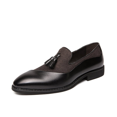 Zapatos de Cuero Casual con Punta Afilada para Hombre - Image 8
