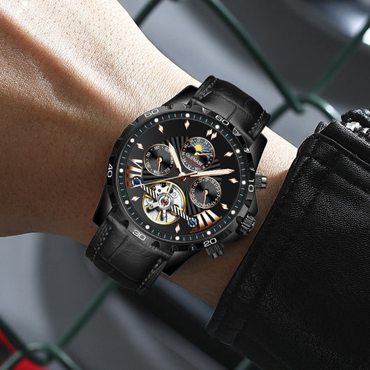 Reloj Automático Mecánico para Hombre con Diseño Calado - Image 4