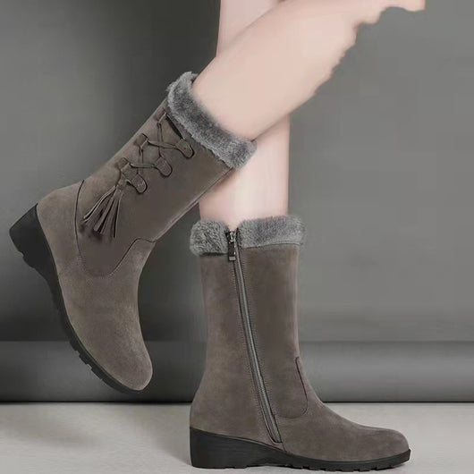 Botas de Algodón con Forro Polar - Calzado Cálido y Acolchado - Image 5