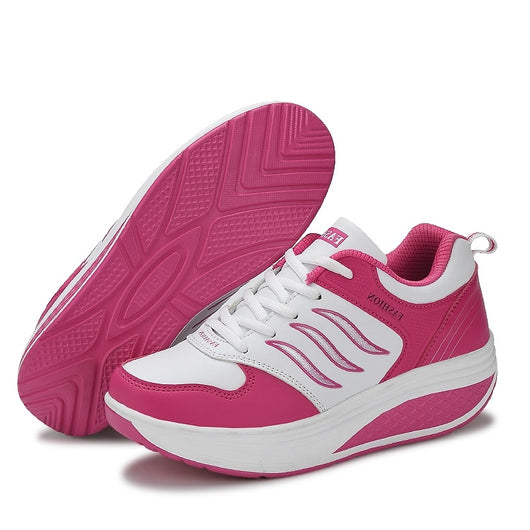 Tenis de Cuero Transpirable con Plataforma Elevada para Mujer - Image 12