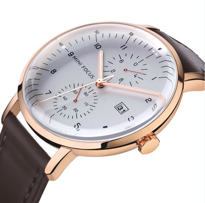 Reloj de Negocios para Hombre con Movimiento Japonés, Calendario y Luz Nocturna