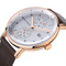 Men's Business Watch with Japanese Movement, Calendar, and Night Light