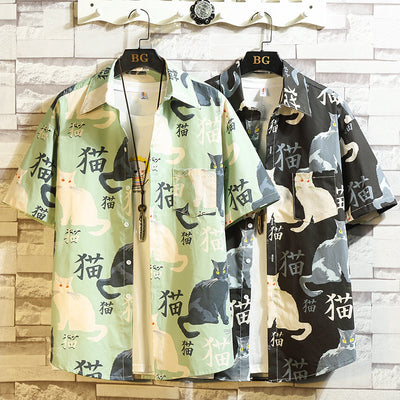 Chaqueta Camisa Casual con Estampado para Hombre - Image 5