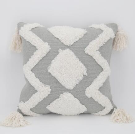 Cojín Decorativo Tufted Canvas con Relleno Acolchado - Image 18