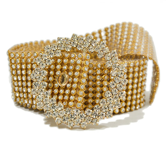 Corsé Femenino con Cinturón Decorativo de Diamantes - Image 24