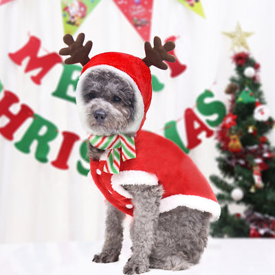 Suéter Navideño para Perros - Reno, Árbol y Papá Noel
