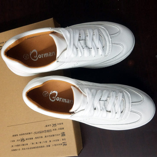 Zapatillas Deportivas Blancas Mujer - Suela Gruesa Transpirable Estilo Coreano - Image 5