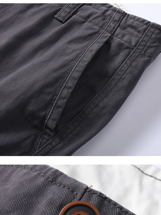 Pantalones Cargo Retro Holgados para Hombre con Múltiples Bolsillos - Image 15