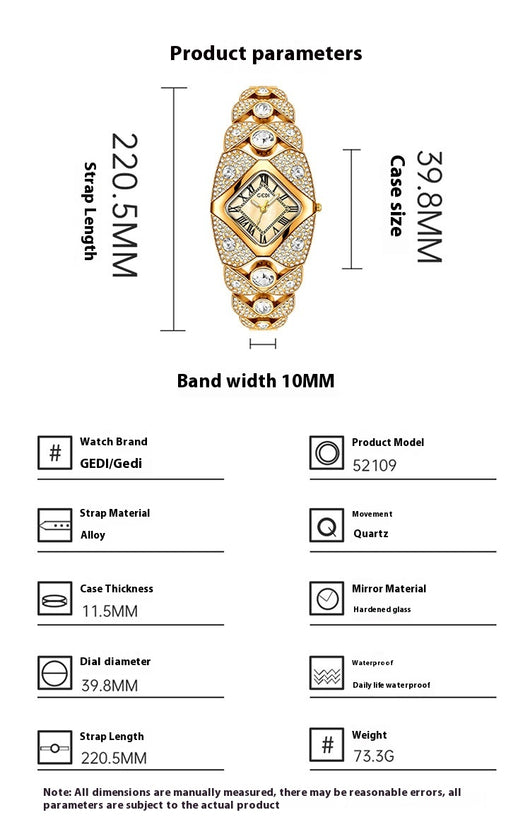 Reloj de Pulsera Vintage de Cuarzo para Mujer - Diseño Exclusivo - Image 7