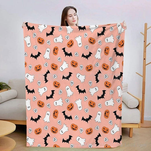 Manta de Franela con Diseños Estampados de Halloween - Image 32