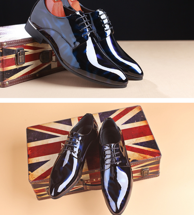 Zapatos de Cuero para Hombre con Acabado Charol Brillante - Image 5