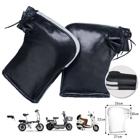 Guantes de Motocicleta Impermeables Térmicos con Aislamiento Reforzado - Image 17