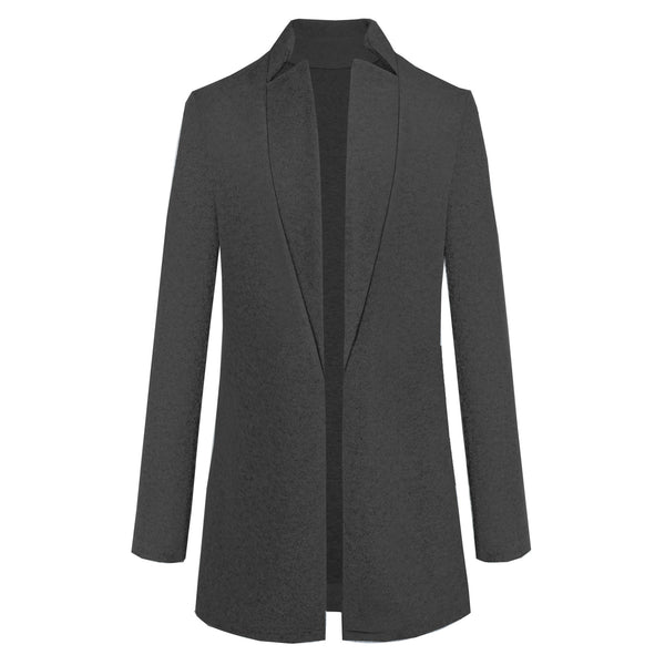 Abrigo de Lana Cuello Alto Liso - Elegancia Atemporal