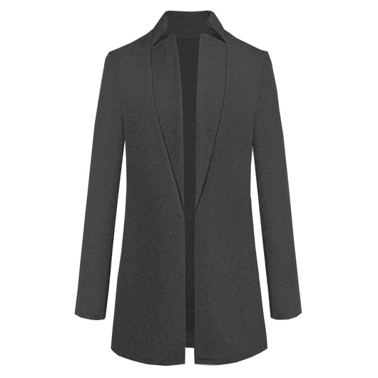 Abrigo de Lana Cuello Alto Liso - Elegancia Atemporal - Image 2