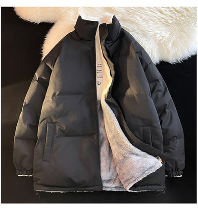 Abrigo Reversible de Algodón Grueso para Invierno - Image 18