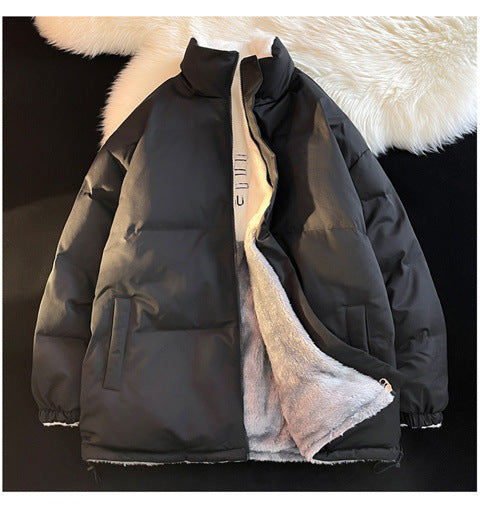 Abrigo Reversible de Algodón Grueso para Invierno - Image 18