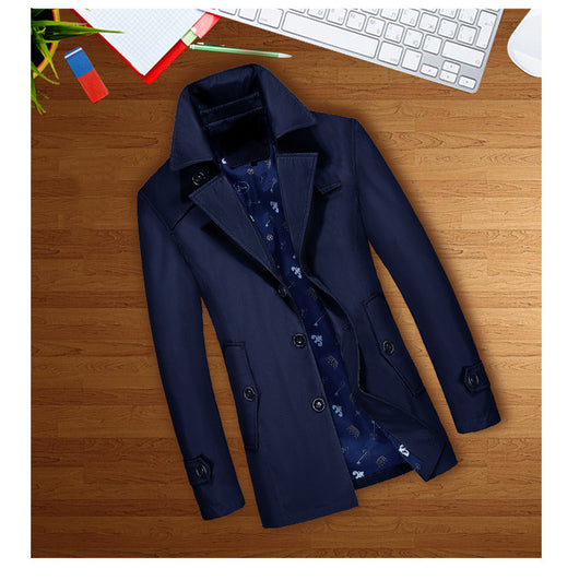 Chaqueta Delgada Slim Fit Coreana para Hombre Talla Grande - Image 10