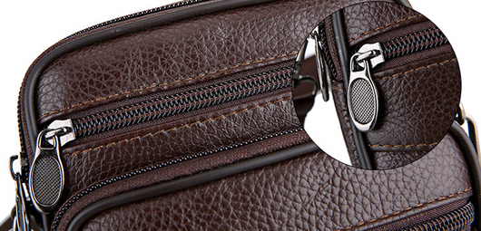 Bolsa Mensajero de Cuero Genuino para Hombre - Piel de Res Premium - Image 18