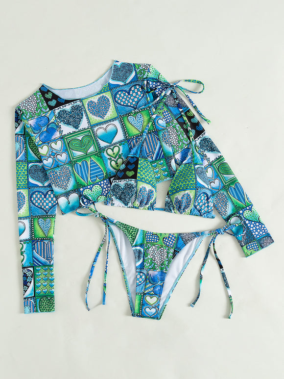 Bikini Deportivo de Dos Piezas con Diseño Moderno