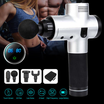 Pistola Masajeadora Muscular Eléctrica con Terapia de Vibración - Image 32