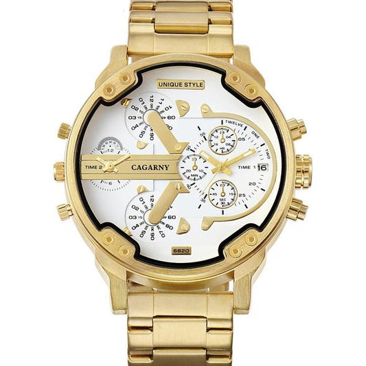 Reloj de Cuarzo Kartani 6820 - Acero Negro Elegante para Hombre