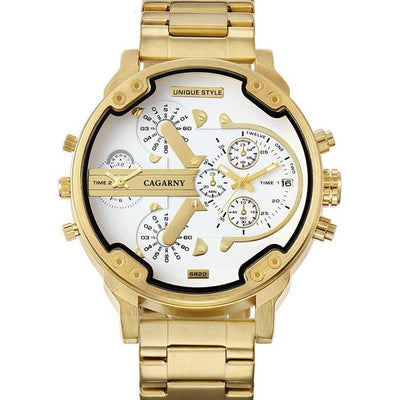 Reloj de Cuarzo Kartani 6820 - Acero Negro Elegante para Hombre