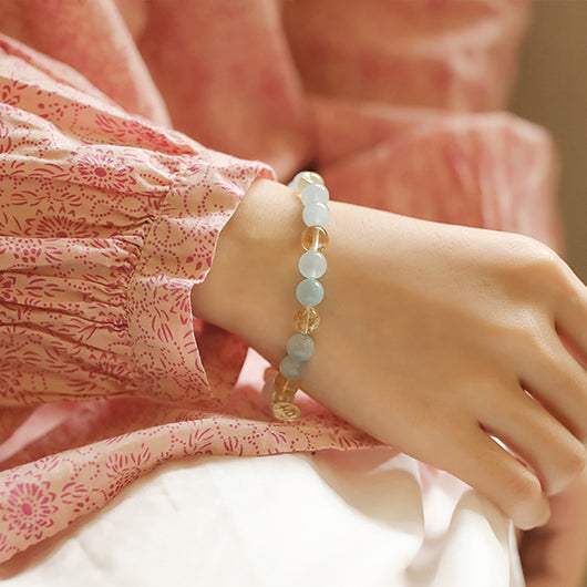 Pulsera de Aguamarina Natural con Plata S925 para Mujer - Image 17