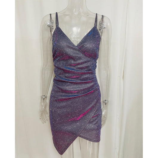 Vestido Dorado Brillante sin Espalda - Diseño Elegante para Primavera y Verano - Image 11