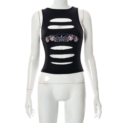 Blusa Casual de Verano Sin Mangas Cuello Redondo Colores Lisos - Image 18