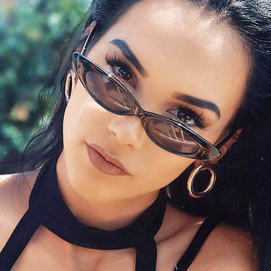 Gafas de Sol Ovaladas Transparentes Estilo Retro Ocean
