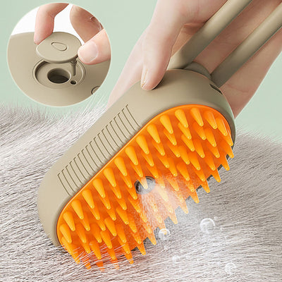 Cepillo de Vapor 3 en 1 para Mascotas - Peine Eléctrico con Spray para Gatos y Perros - Image 4