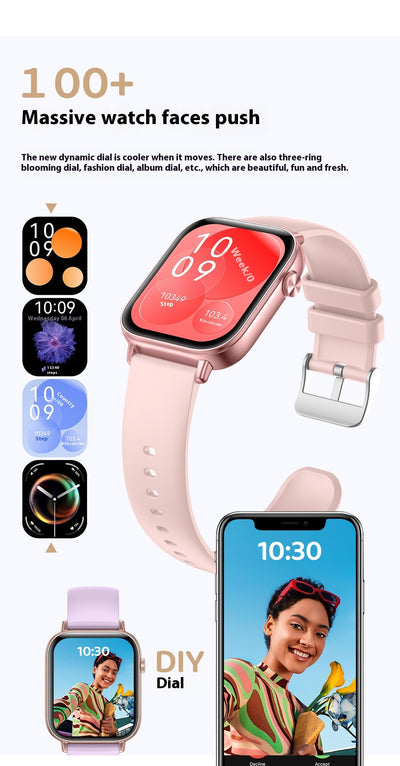 Reloj Inteligente con Monitor Cardíaco, Podómetro y Llamadas Bluetooth - Image 23