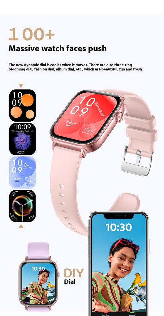 Reloj Inteligente con Monitor Cardíaco, Podómetro y Llamadas Bluetooth - Image 23