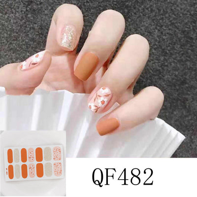 Stickers de Uñas 3D con Diamantes - 14 Diseños Impermeables para Embarazadas - Image 20