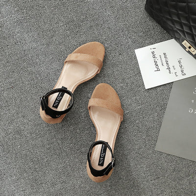 Sandalias de Tacón Alto Estilo Coreano con Detalles Calados - Diseño Moderno y Elegante - Image 4