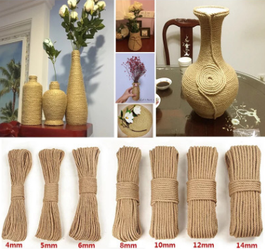 Cuerda de Yute Natural para Decoración del Hogar DIY - Image 3