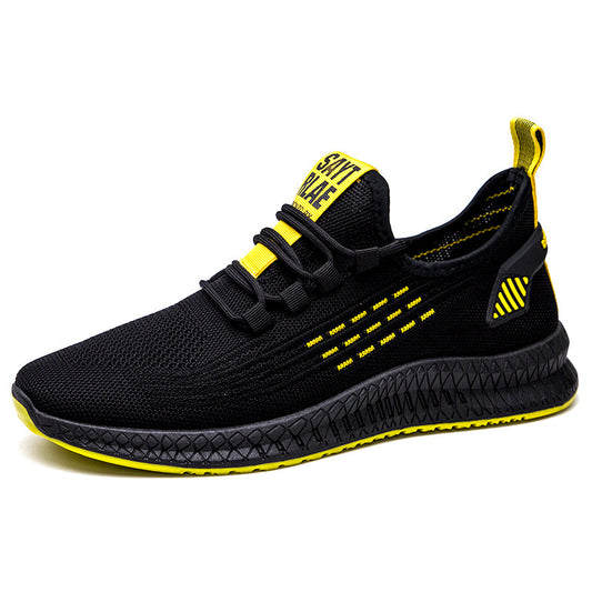 Zapatos Casuales Hombre Tejido Transpirable Antideslizantes Resistentes