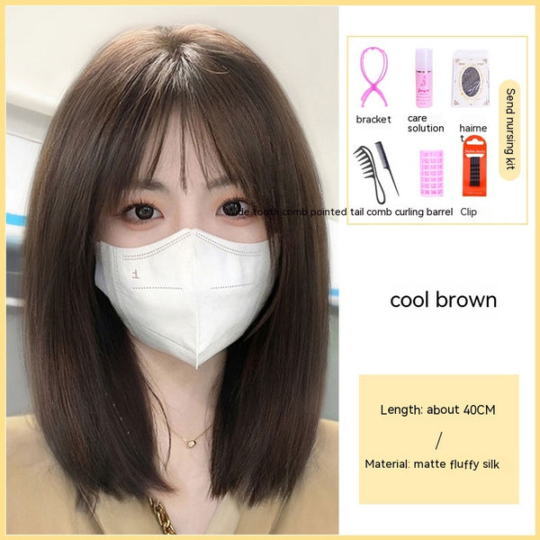 Peluca Larga Natural con Efecto Cabello Real