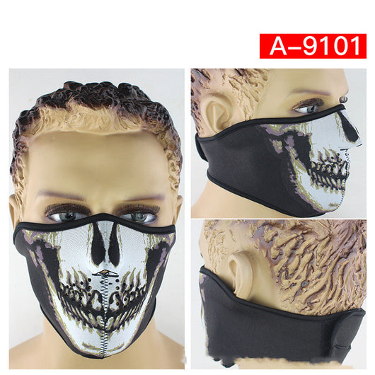 Máscara de Calavera Ciclista para Halloween, Esquí y Montaña - Image 24