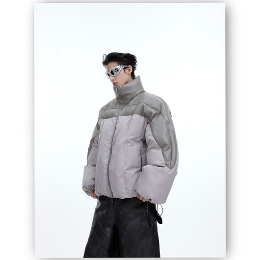 Chaqueta de Algodón con Diseño 3D y Acabado Luminoso - Image 7