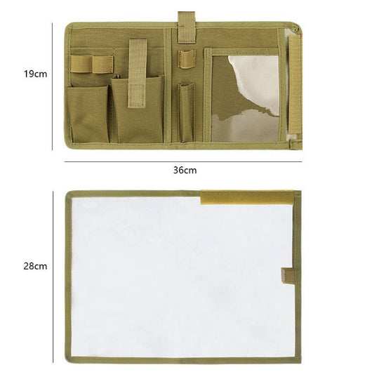 Estuche Táctico Impermeable con Bolsillo para Mapas - Camuflaje Oxford - Image 4