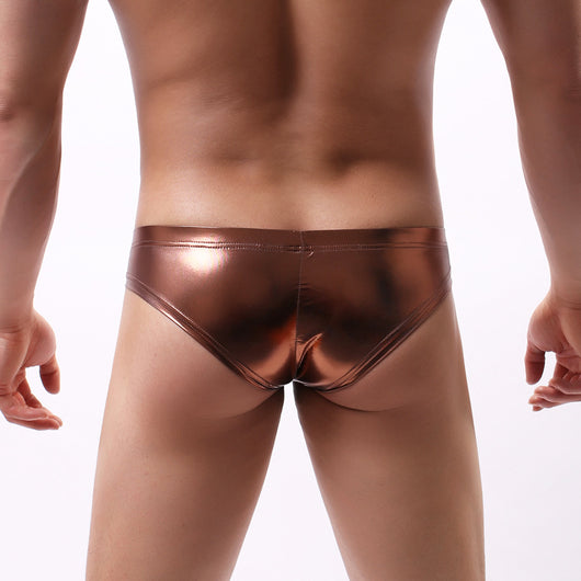 Bóxer de Seda Helada con Estampado en Caliente para Hombre - Image 4