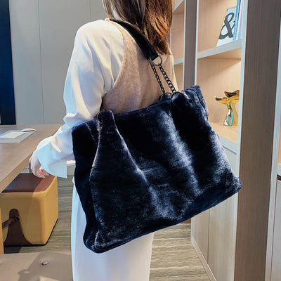 Bolso de Hombro Tote con Cadena - Gran Capacidad y Estilo - Image 9