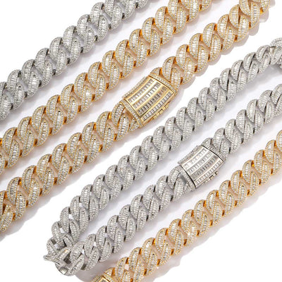 Cadena Cubana Miami 15mm-20mm Chapada en Oro Real con Cierre Tipo Buckle - Image 34