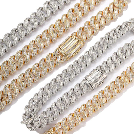 Cadena Cubana Miami 15mm-20mm Chapada en Oro Real con Cierre Tipo Buckle - Image 34