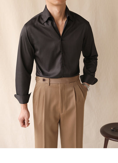 Camisa Manga Larga con Cuello Integrado - Image 10