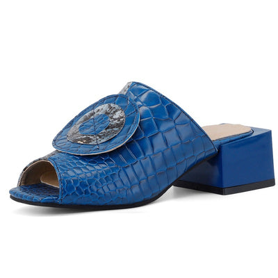 Sandalias y Pantuflas Tipo Pez para Mujer Talla Grande - Primavera Verano - Image 15