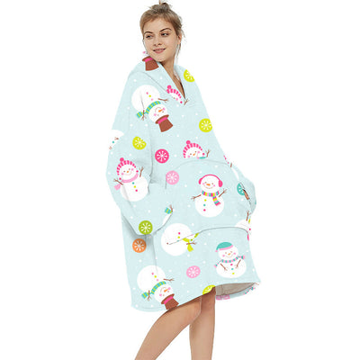 Sudadera Manta Cálida Estampada para Relajarse - Image 35