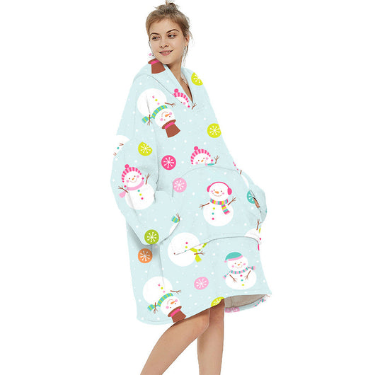 Sudadera Manta Cálida Estampada para Relajarse - Image 35