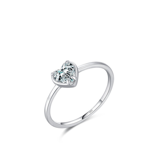 Anillo de Compromiso Corazón en Plata de Ley 925 - Image 14